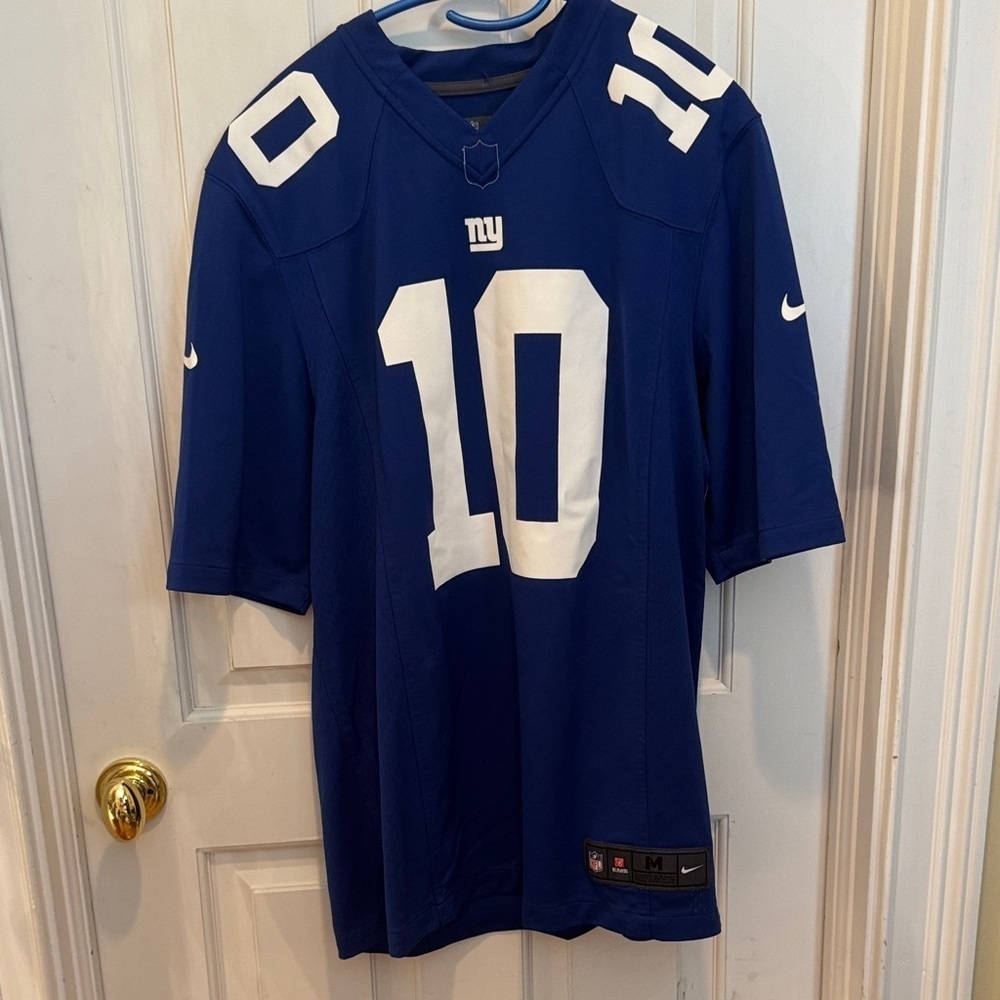 Nike 🔥sale🔥NFL NY nr 10 Manning blue and white jersey